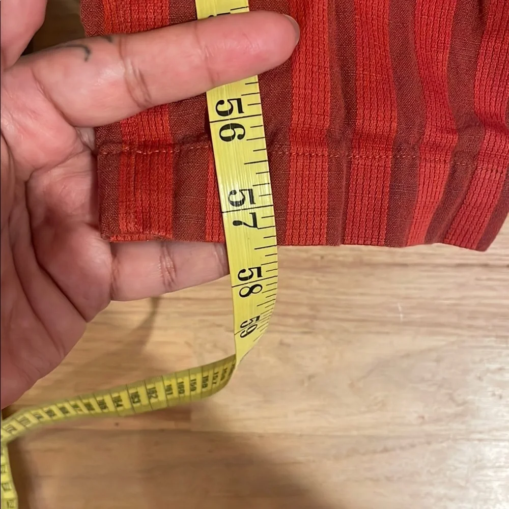 Red Striped Overalls - Picture 2 of 5